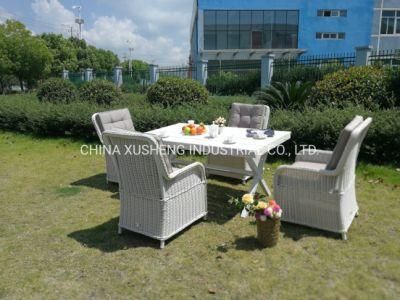 Modern Garden Style Outdoor Leisure Rope Belt Hotel Resort Home Villa Handmade Woven Furniture Set