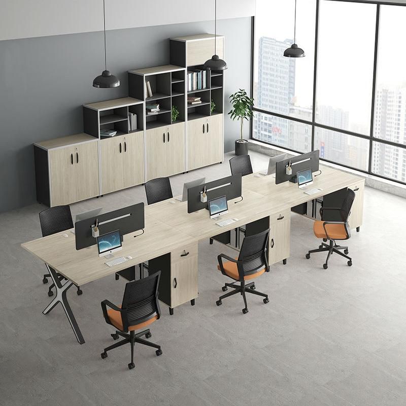 Newest Modern Design Steel Leg CEO Office Wooden Executive Desk