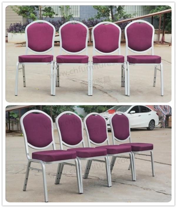 Catering Suppliers Stacking Aluminum Banquet Hotel Chair for Restaurant Yc-Zl04