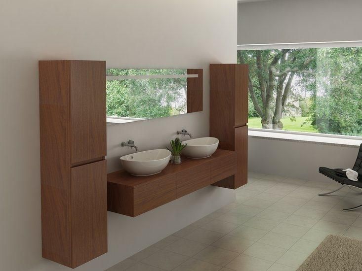 2022 Hot Sell Hotel Home Use Melamine Bathroom Vanity Vanities