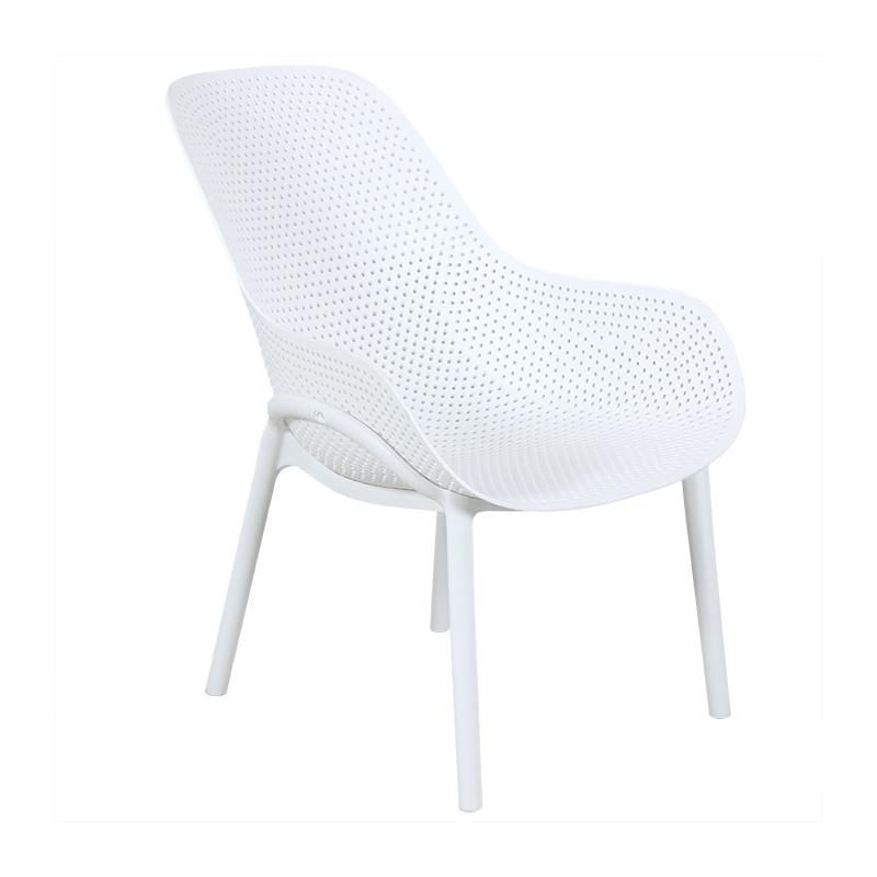 Wholesale Outdoor Furniture Modern Style Garden Furniture Erie Plastic Chair Eco-Friendly PP Lounge Sofa Chair