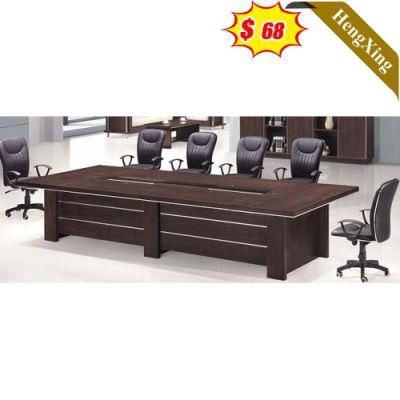 Foshan Home Furniture 8 Person Wooden Meeting Room Executive Standing Desk Office Table