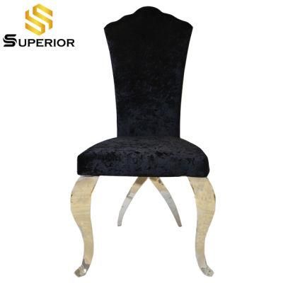 Wholesale European Stainless Steel Restaurant Chair for Home Dining Furniture