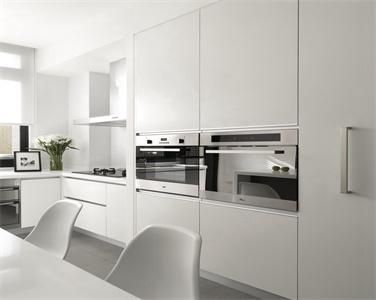 Wholesale Minimalist Style Durable Large Storage Pure White PVC Kitchen Cabinet