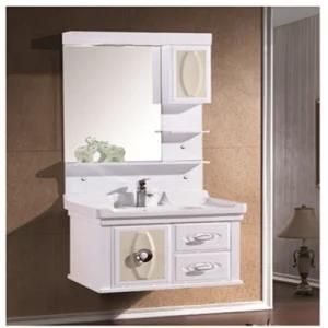 Modern White PVC Bathroom Cabinet