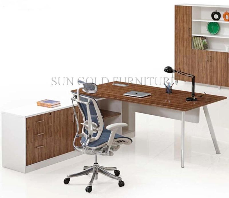 Factory Wholesale Durable Steel Foot Manager Computer Office Desk (SZ-OD317)