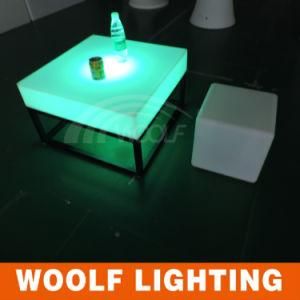 Light up Colorful Outdoor Bistro LED Bar Furniture