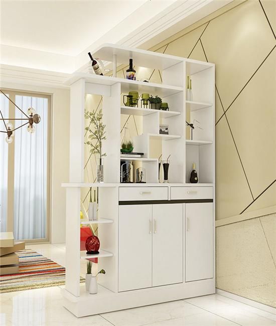Wholesale Lower Price White Color/Wall /Wood/Wooden/MDF/Display/Closet Shoe Storage Rack Cabinet with Drawer Home/Living Room Furniture