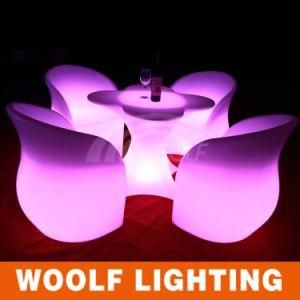 LED Glow Hotel Bar Coffee Table Furniture