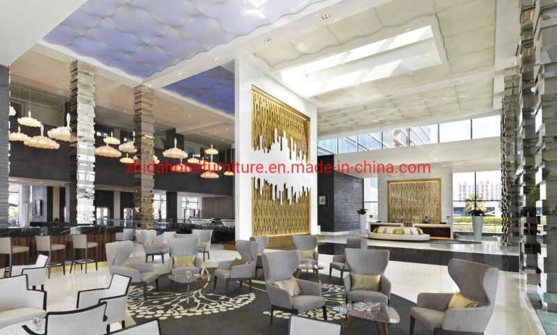 Modern Round Shape Combination Public Sofa Set Hotel Reception Lobby Furniture