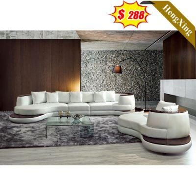 Luxury Nordic Design Living Room Sofas Set Hotel Lobby High Quality White Fabric L Shape Large Space Sofa
