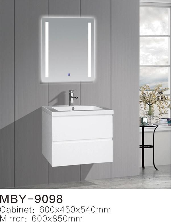 PVC Bathroom Cabinet with LED Mirror