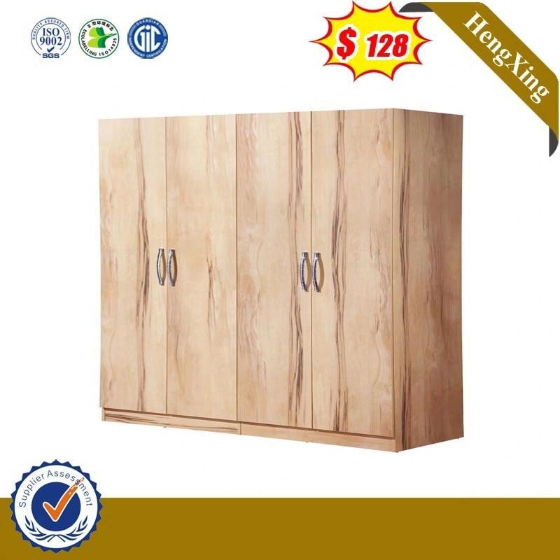 Modern Wooden Home Hotel Bedroom Furniture 6 Doors Clothing Cabinets MDF Nightstand Storage Cabinet Closet Wardrobe