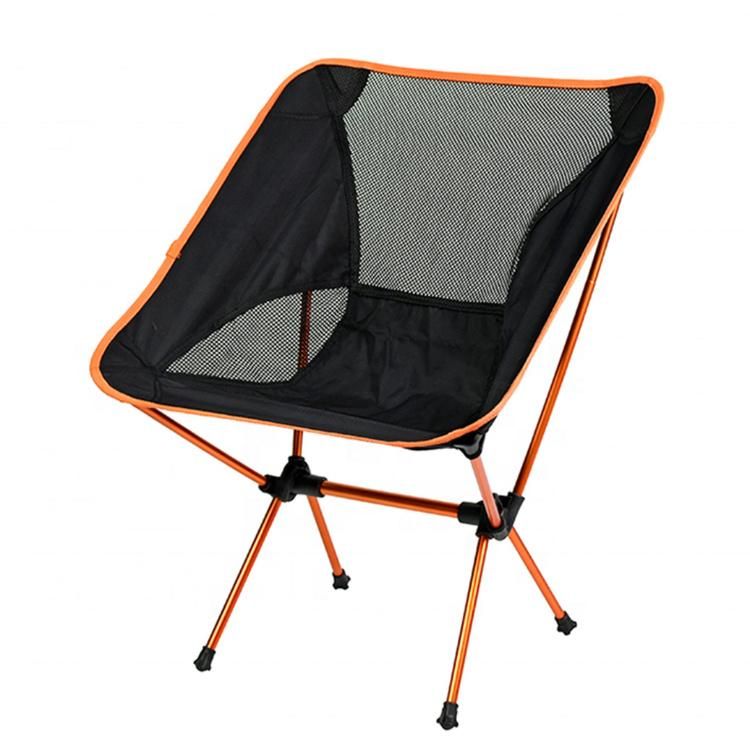 Folding Camping Portable Fishing Foldable Chairs Outdoor Beach Aluminum Moon Camp Hiking Compact Camping Lightweight Chair