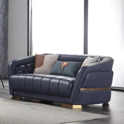 Customer Home Modern Luxury Leather Furniture Livingroom Living Room Modern Luxury Hotel Sofa