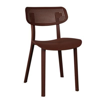 PP Leisure Living Room Design Comfortable Plastic Dining Chairs Furniture