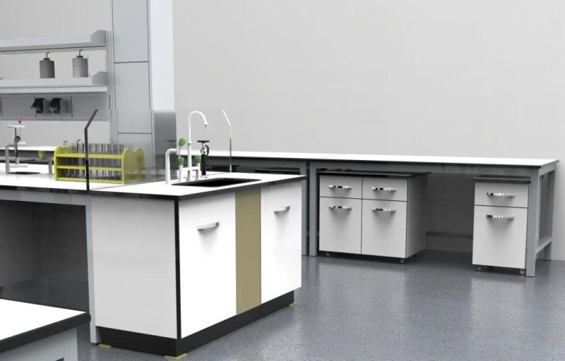 High Quality Modern Stainless Steel Epoxy Resin Work Top Chemistry Biological Science Laboratory Small Work Bench/