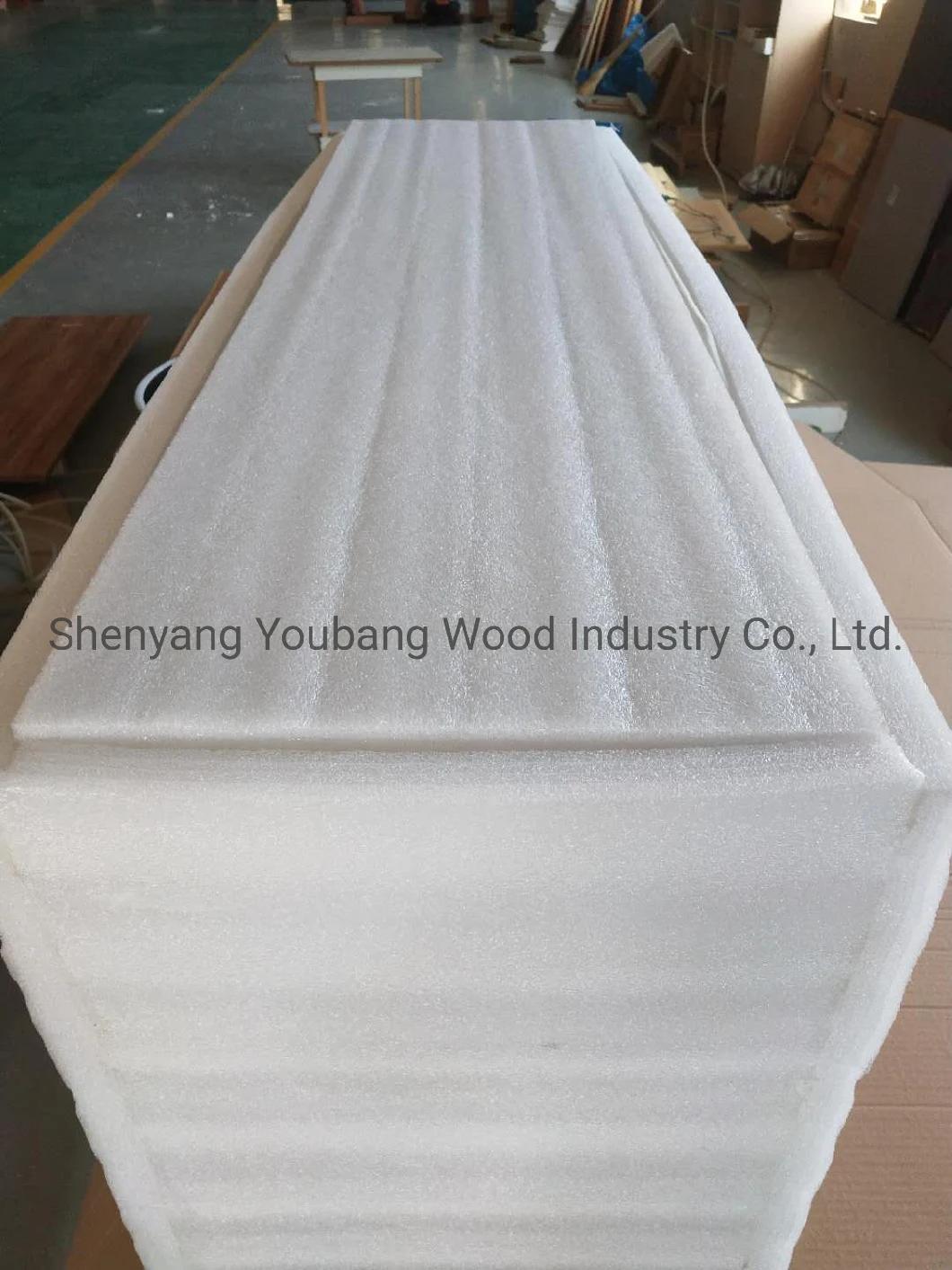 Factory Direct Wooden Solid Wood Legs Modern Anti-Scratch Folding Tables for Dining Room