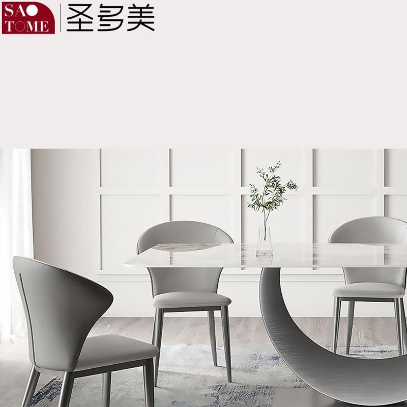 Modern Dining Room Furniture High-Grade U-Shaped Base Dining Table