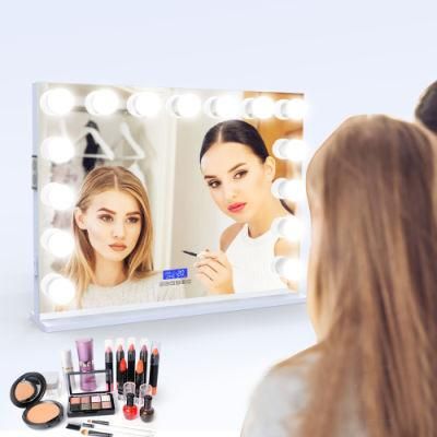 MDF Base LED Makeup Hollywood Mirror for Dressing Furniture Mirror