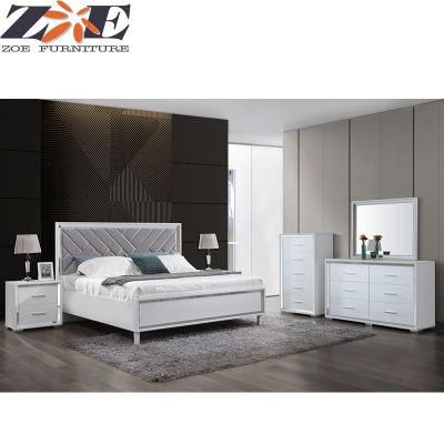 Modern Mirroed MDF High Gloss Furniture Bedroom Sets