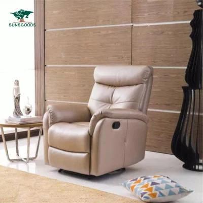 Luxury Classic European Design China Modern Style Leather Recliner Sofa