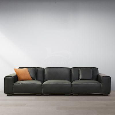 Contemporary Leisure Fabric Leather Sofa Modern Couch Home Furniture Set for Living Room