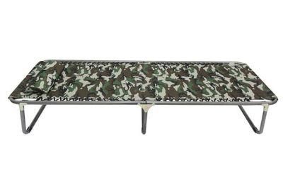 Camouflage Steel Pipe Folding Camping Bed