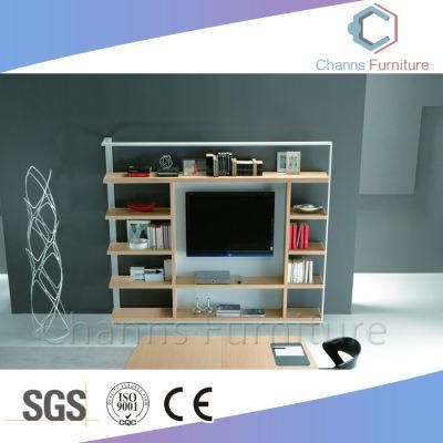 Modern Home Furniture Office Bookshelf Wooden Display TV Rack (CAS-FC1819)