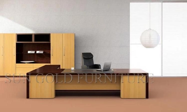 High Quality Office Suites U Shape Executive Desk with High Cabinet (SZ-OD124)