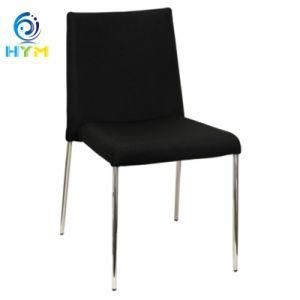 Modern Luxury Lounge Metal Fabric Restaurant Furniture Dining Chair
