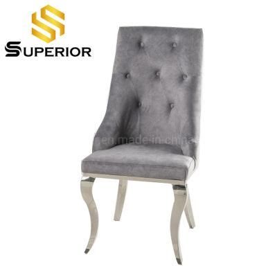 Contemporary American Style Fabric Dining Chairs for Restaurant Home Furniture