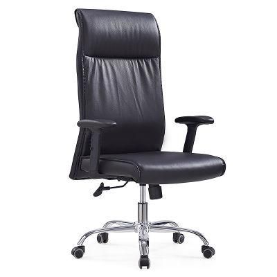 Modern Leather Meeting Furniture Adjustable Armrest CEO Boss Ergonomic Swivel Office Executive Chair