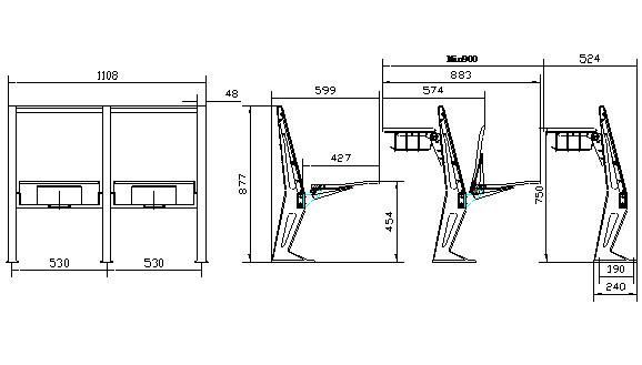 Vintage School Primary School Elementary School Folding Plastic Teacher Classroom School Table