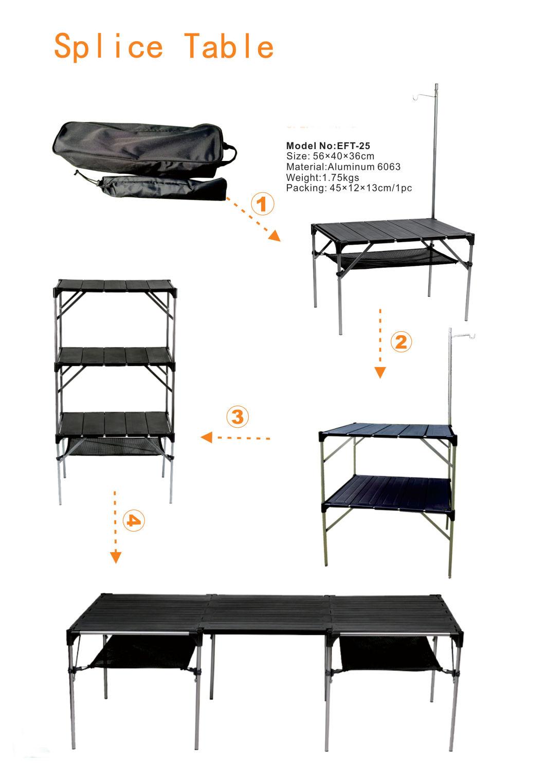 Best Sales in Amzon Aluminum Folding Splice Table (EFT-25)