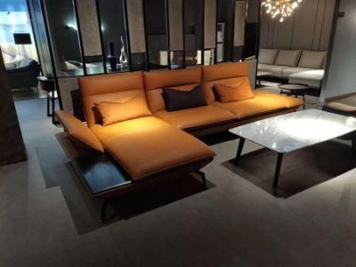 Latest European Living Room Designs L Shape Leisure Modern Sofa Set GS9029