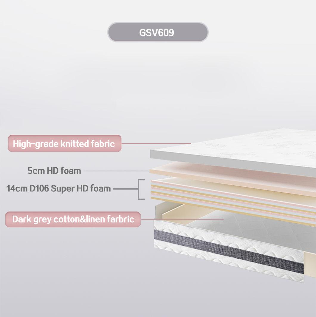 Wholesale Mattress Bedroom Furniture Memory Foam Mattress for Hotel Gsv609