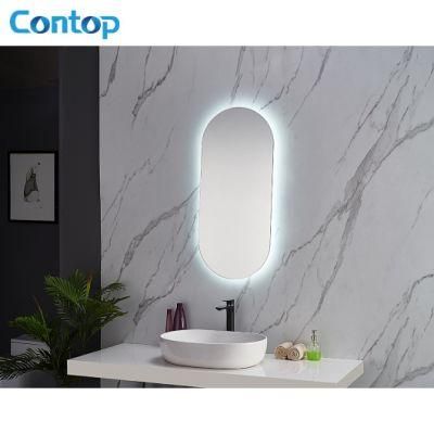 SAA Approval Australia Standard Frameless Tempered LED Wall Color Bathroom Glass Mirror