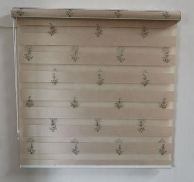 Manufacturer Wholesale Top Quality Jacquard Flower Zerba Blinds for Window