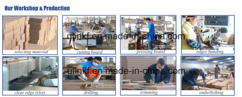 China Manufacturer Modern Home Hotel Furniture Melamine Wooden Furniture Beds