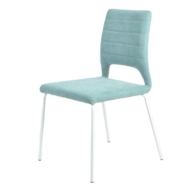Wholesale Kitchen Dine Furniture High Back Soft Fabric Cushion Dining Chair