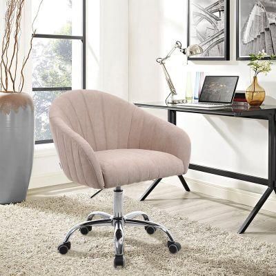 Cheap Ergonomic Desk Reception Office Bedroom Executive Chair Adjustable Computer 360 Rotation Swivel Chair with Back Support
