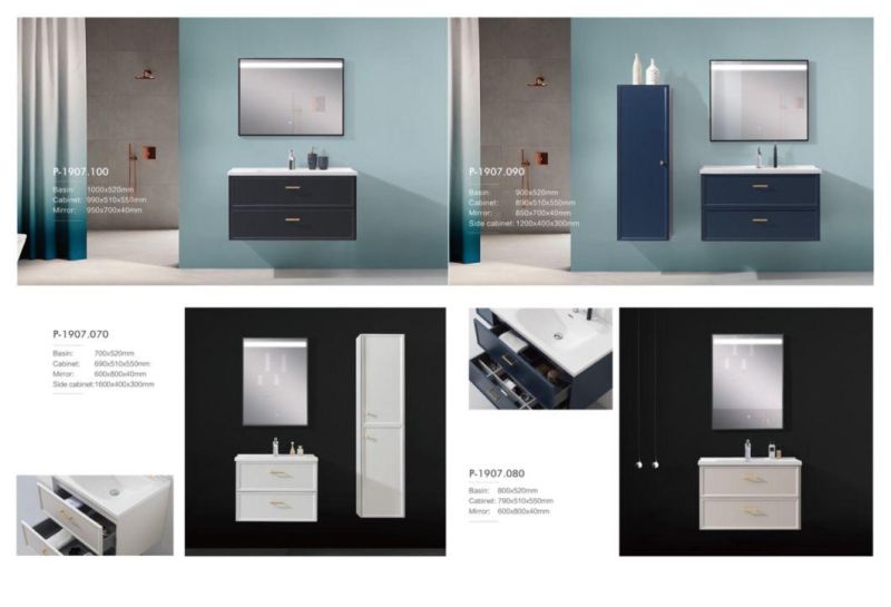 High Quality Modern Wall Mounted Bathroom Vanity Cabinets