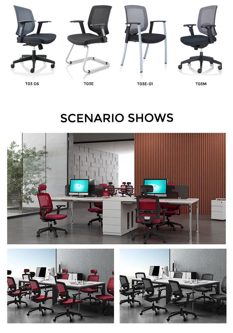 Hot Sale High Quality Professional Latest Design Ergonomic Height Adjustable Computer Office High Chair Furniture