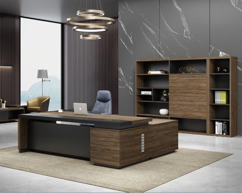 Newest on Market China Office Furniture Executive L Shaped Luxury Office Desk (SZ-ODR410)