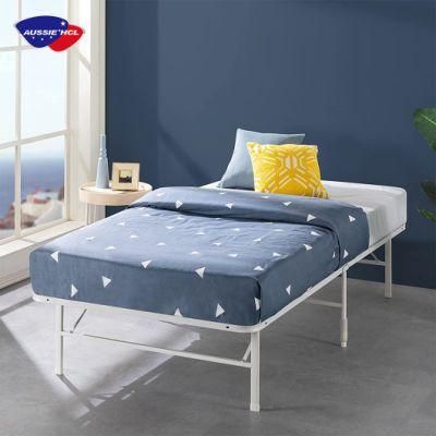 Premium Factory Wholesale Single Double Size Hotel Platform Metal Bed Frame Mattress Foundation Base