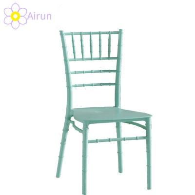 Wholesale Cheap PP Chiavari Tiffany Bamboo Chair Plastic Party Rental Chair for Wedding