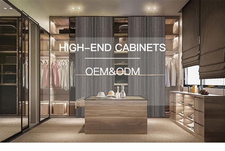 Bedroom Furniture Wardrobe Factory Cheap Price Wooden Sliding Closet Customized Cabinet for Sell