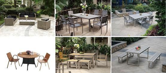 Foshan Leisure Garden Set Outdoor Wood Furniture
