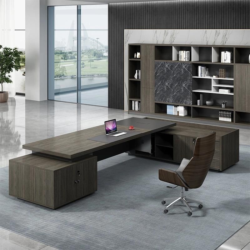 Modern Green Divider Stright Line Desk Workstation Office Furniture